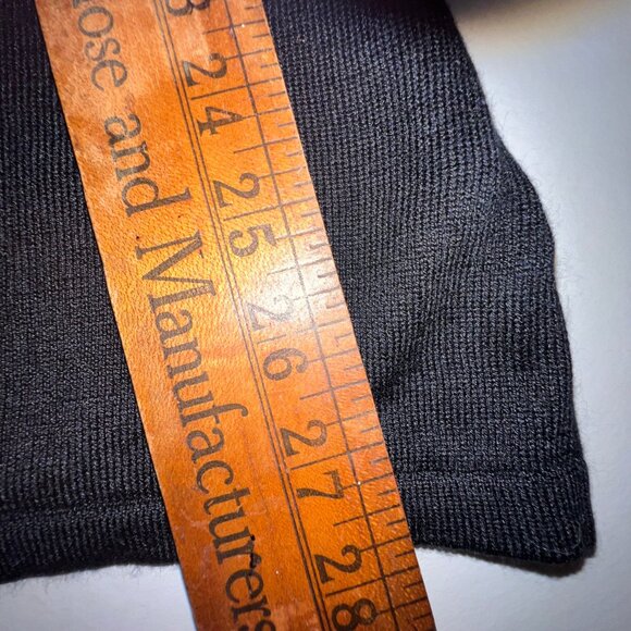 Banana Republic Womens Sweater L Silk Cashmere Crewneck Black Pullover Classic - Picture 6 of 6